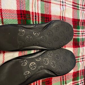 Tory Burch Black Logo Sole Flats